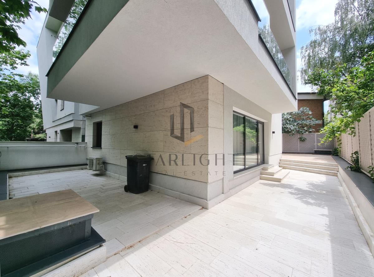 Primaverii elegant ground floor & large terraces For Rent