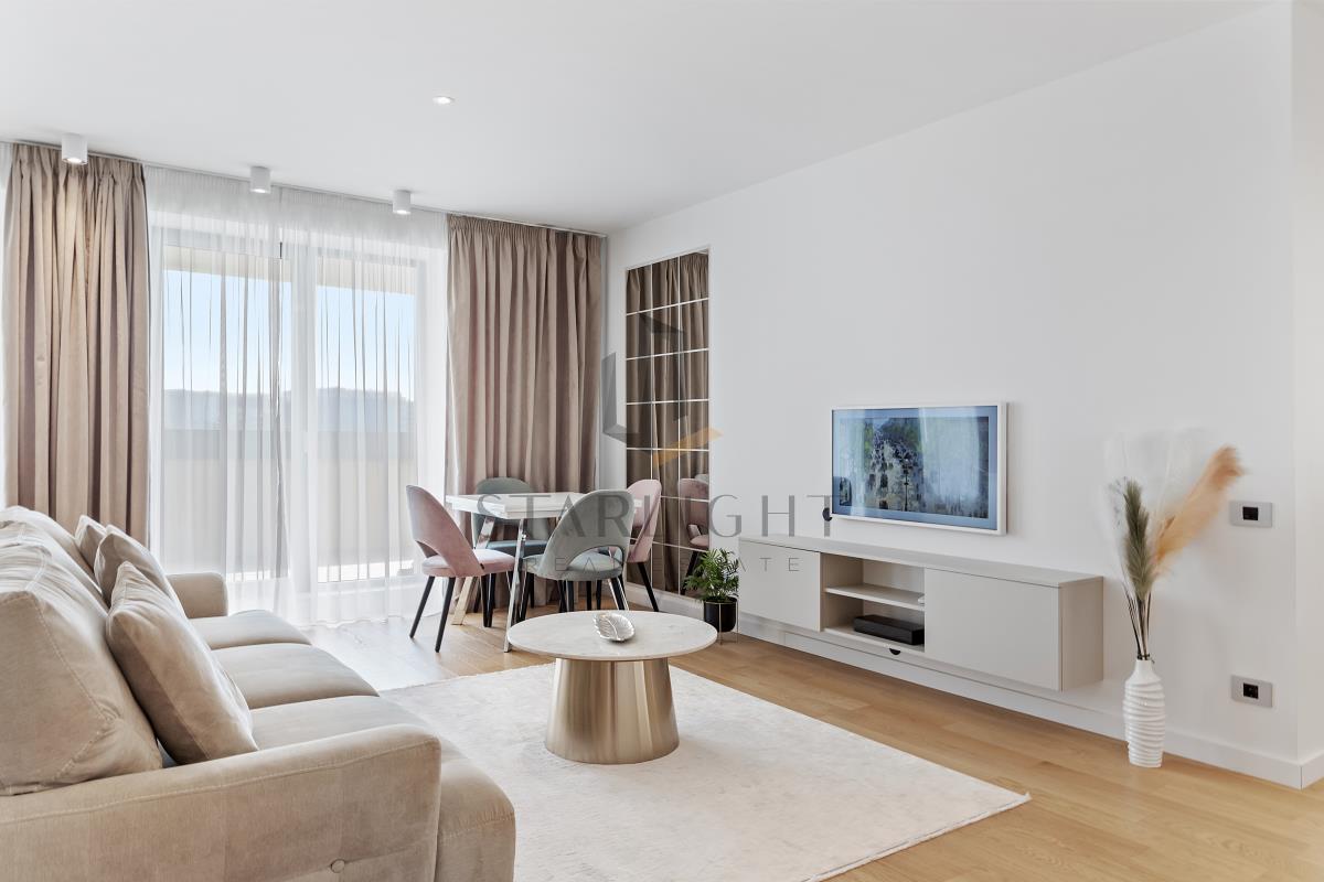 Aviatiei Tower rent furnished 1 bedroom designer flat