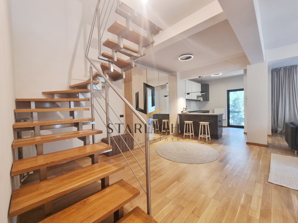 Floreasca | Rent modern 3-bedroom Duplex with Garden